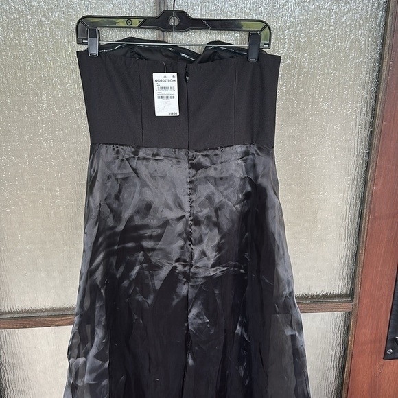 Hutch Ember Strapless Jumpsuit in Black Stretch Crepe/Organza size 6 Sold out - Picture 12 of 13